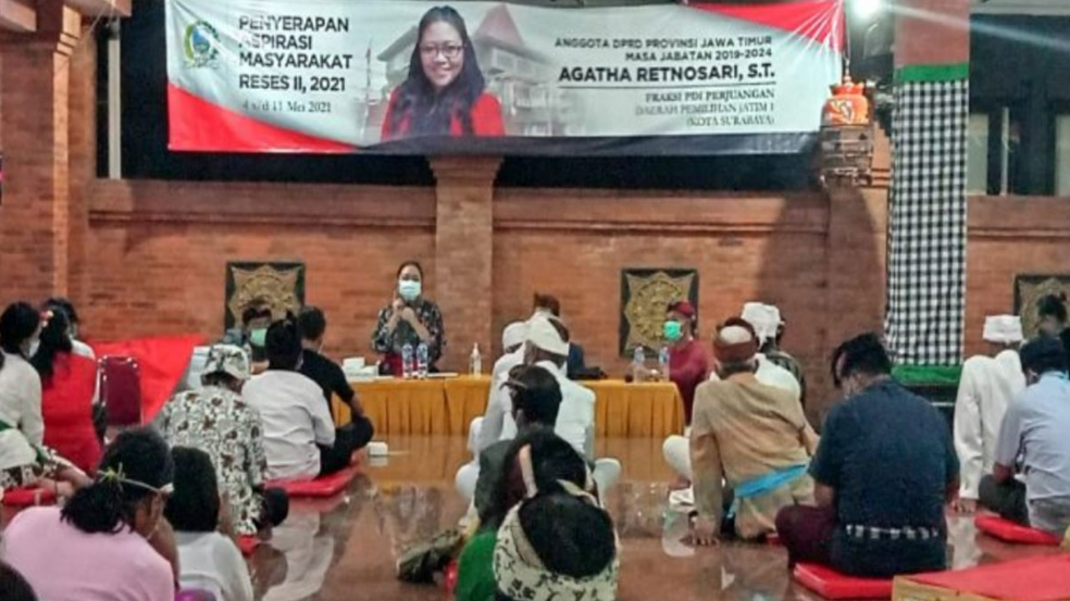 Agatha Siap Carikan Solusi Soal Status Guru Agama Hindu