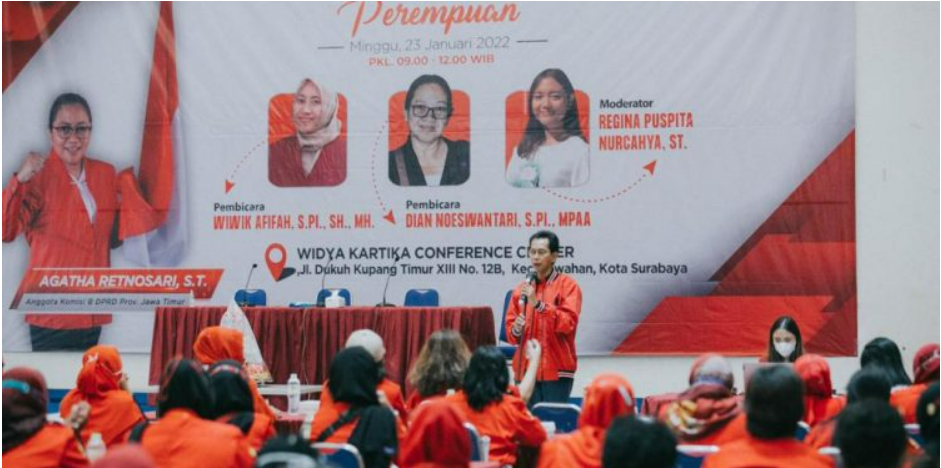 Gembleng Kader Perempuan, PDI-P Surabaya Siap Hattrick Pemilu 2024